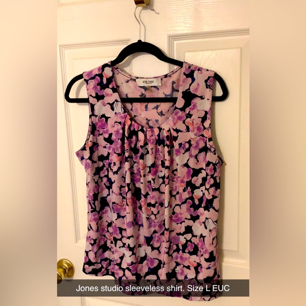Multi color flower tank top